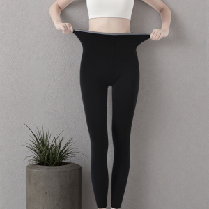 Women High Waist Anti-Pilling Cotton Leggings, One Size Stretch Slim Fit Casual Daily Pants